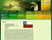 Tablet Screenshot of chile.latintour.cz