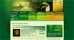 Desktop Screenshot of latintour.cz