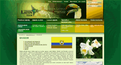 Desktop Screenshot of ekvador.latintour.cz